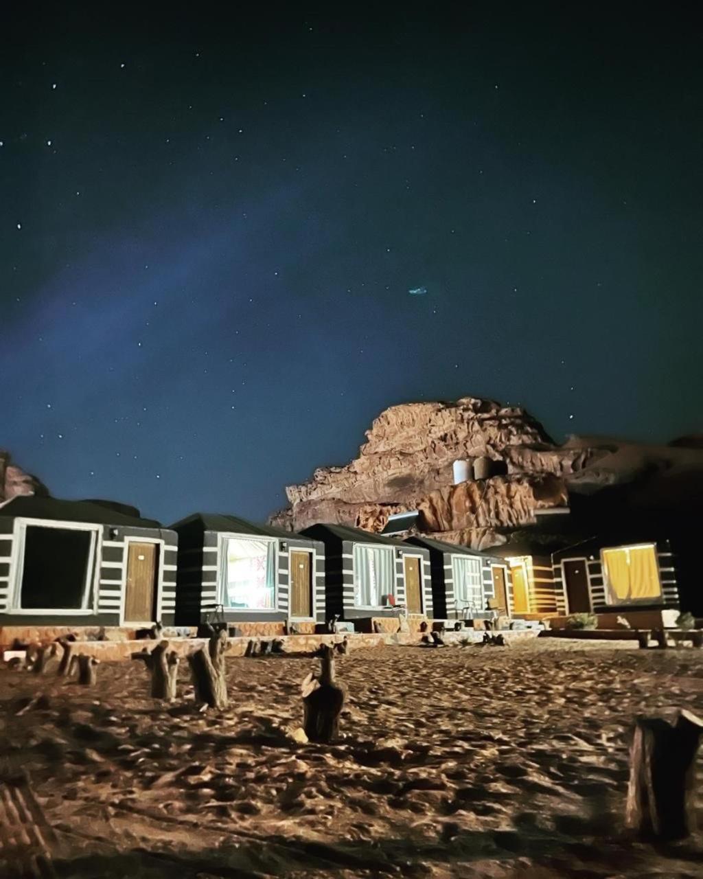 desert stars camp Wadi Rum Eksteriør bilde